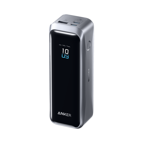 Anker compact power station with digital clock