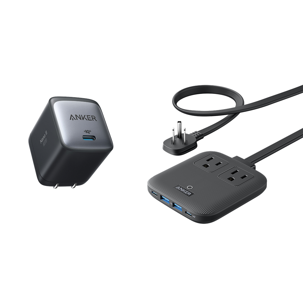 Anker 715 Charger (Nano II 65W) and Anker Nano Charging Station (6-in-1, 67W)
