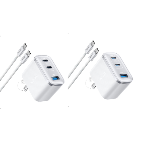 Anker Nano Charger (70W, 3 Ports) -2 Pack