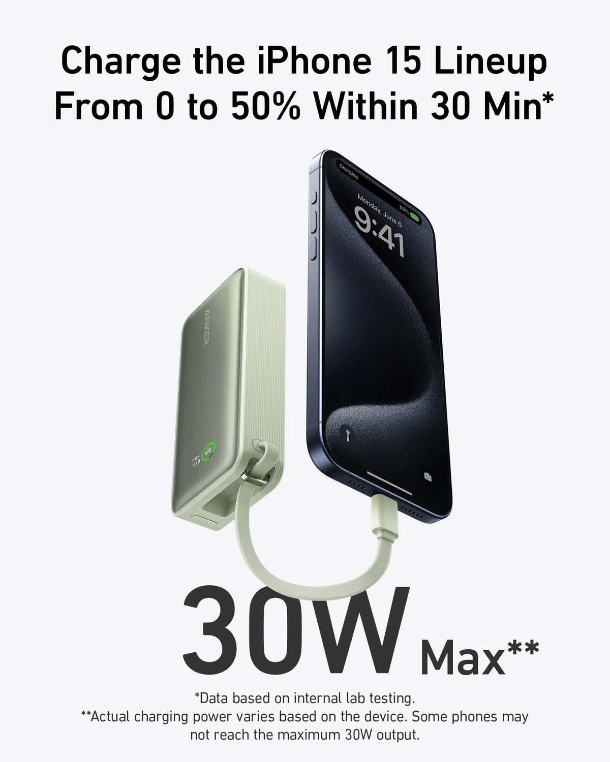 Anker with fast charging for iPhone 15 lineup